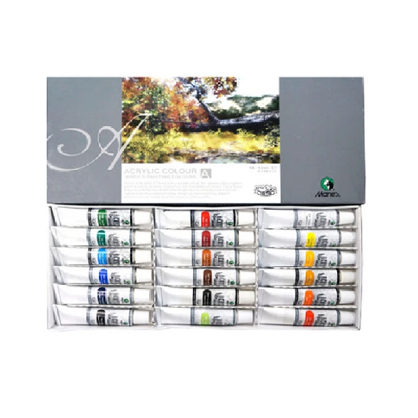 خرید و قیمت اکریلیک 18 رنگ ماریس