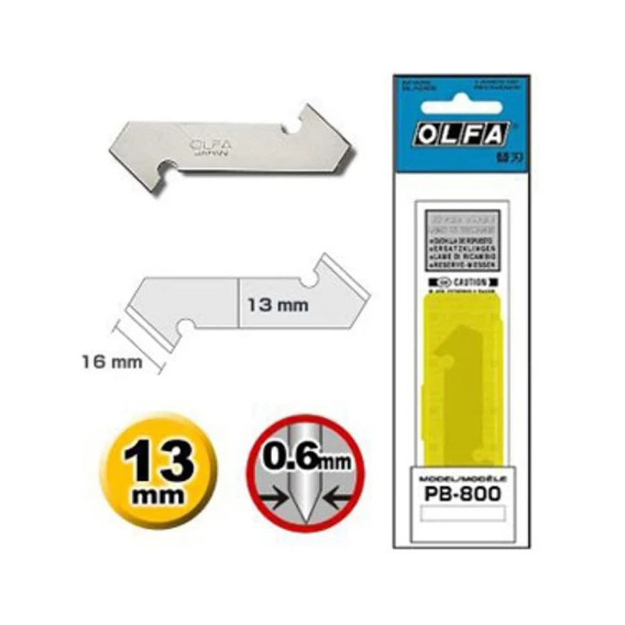 تیغ استیل الفا مدل PB-800 | بسته 3 عددی | مناسب کاتر PC-L | استیل ضدزنگ | کیفیت ژاپنی | هنر افق