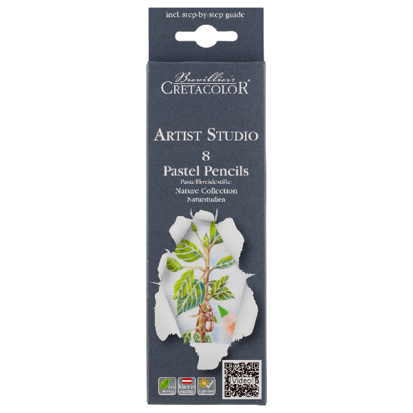 مداد پاستل کرتاکالر مجموعه طبیعت 8 عددی - فروشگاه هنر افق