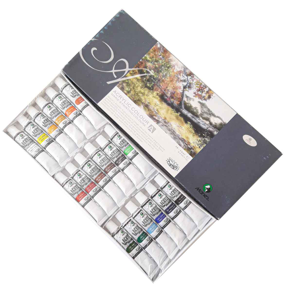 خرید و قیمت اکریلیک 18 رنگ ماریس